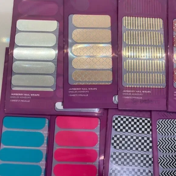 Jamberry Nails Lot of 10 full sets - Picture 2 of 3
